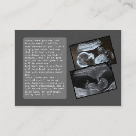 Tarjeta De Recomendación Promocionar a papá de bulto a papá: El gracioso pa