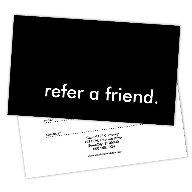 Tarjeta De Recomendación recomendar un amigo (Subido por el creador)