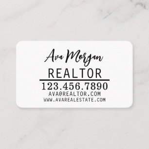 Tarjeta De Recomendación Regalo Personalizado para Agente de Bienes Raíces