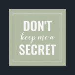 Tarjeta De Recomendación Sage Funny no me hagas un Minimalista secreto<br><div class="desc">Sage Funny no me guarden una tarjeta de remisión Minimalista secreta</div>
