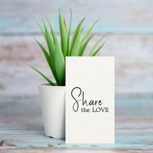 Tarjeta De Recomendación Salón blanco negro viejo elegante simple