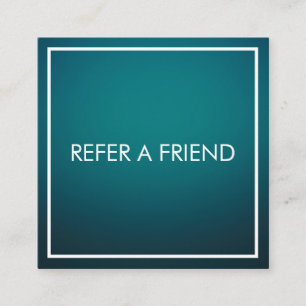 Tarjeta De Recomendación Salón de Belleza Moderno y Elegante