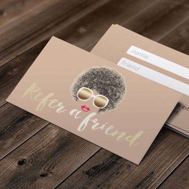 Tarjeta de recomendación | Salón de belleza natura (Subido por el creador)