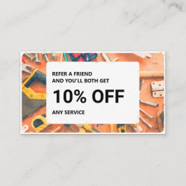 Tarjeta de recomendación: Servicios de Handyman