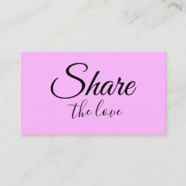 Tarjeta De Recomendación SIMPLE MINIMAL agregue su dirección de nombre para