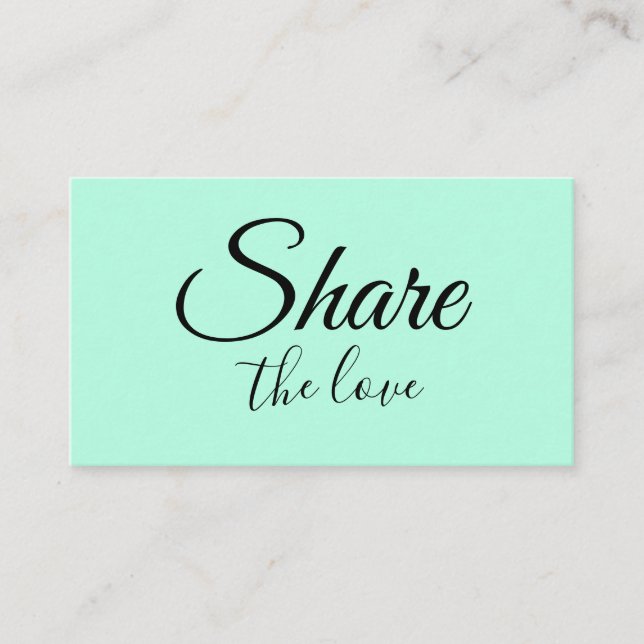 Tarjeta De Recomendación SIMPLE MINIMAL agregue su dirección de nombre para (Anverso)