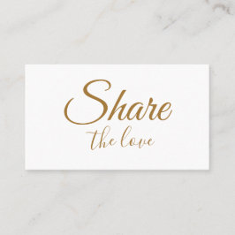 Tarjeta De Recomendación SIMPLE MINIMAL agregue su dirección de nombre para