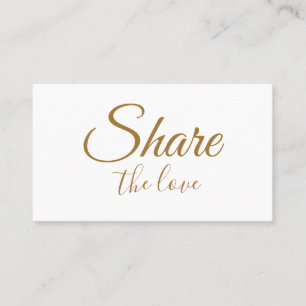 Tarjeta De Recomendación SIMPLE MINIMAL agregue su dirección de nombre para