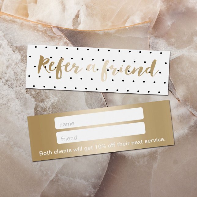 Tarjeta de recomendación | Simple Polka Dots Class (Subido por el creador)