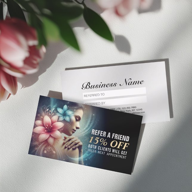 Tarjeta De Recomendación Terapia Masajista Manos Curadoras Energía Spa Well (Subido por el creador)