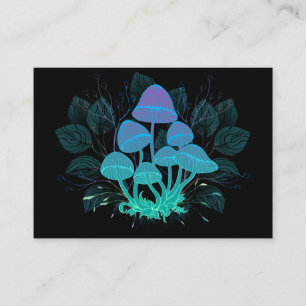 Tarjeta De Recomendación Toadstools en Bushes