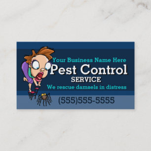 Tarjeta De Recomendación Trampa del parásito Control.Exterminator.Animal.