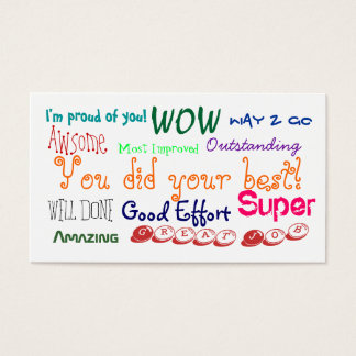 Tarjeta de reconocimiento de buena conducta, buen 