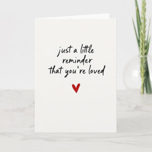 Tarjeta de Recordatorio de Amor