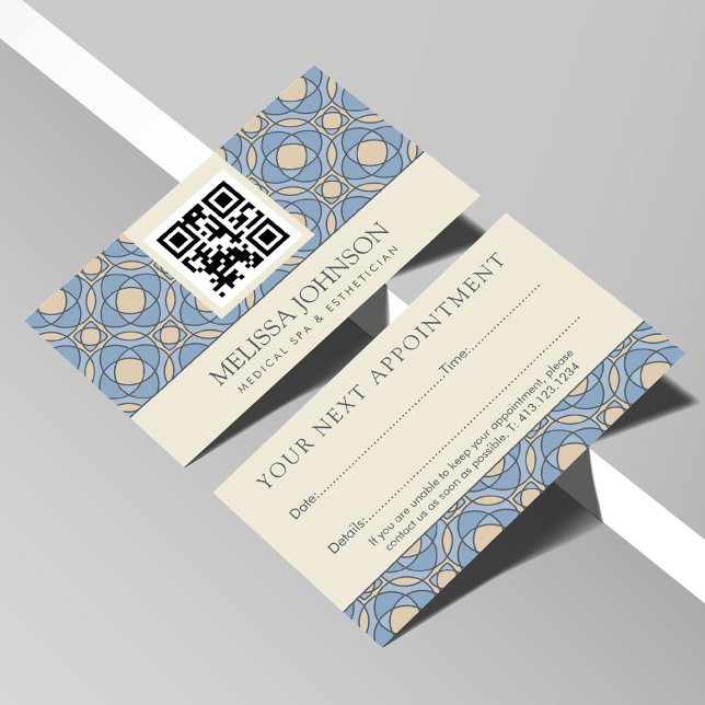 Tarjeta de Recordatorio de Cita de Mosaico Médico  (Subido por el creador)