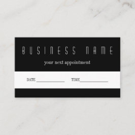 Tarjeta de recordatorio de cita Su próxima visita