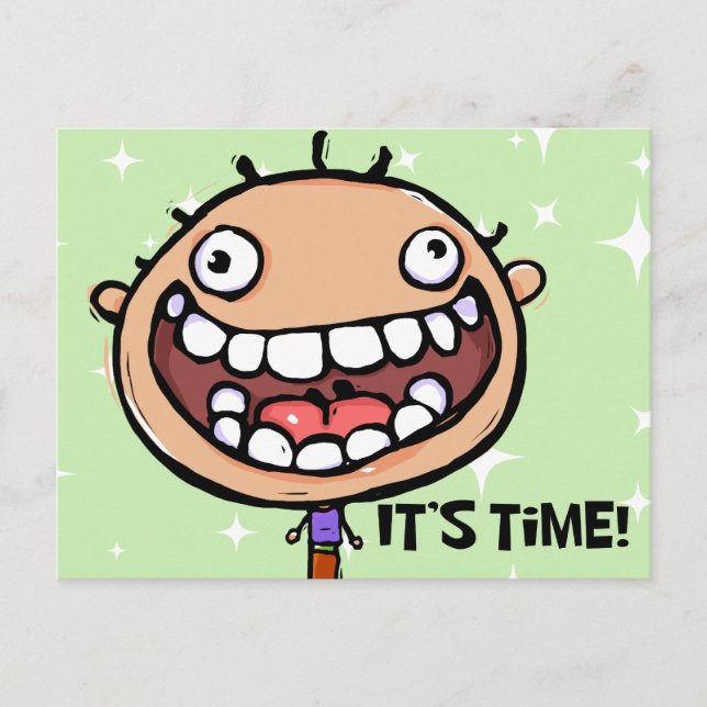 Tarjeta de recordatorio de citas de chequeo dental (Anverso)