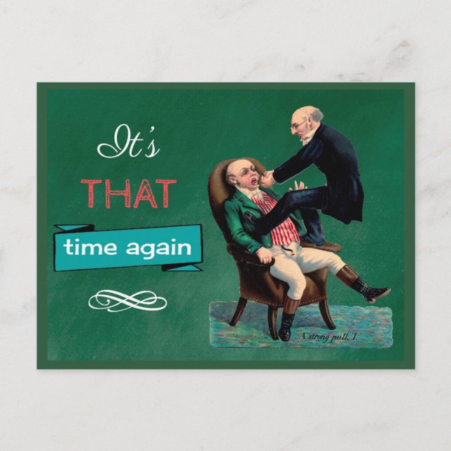 Tarjeta de recordatorio de citas de revisiones den (Anverso)