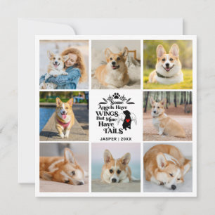Tarjeta de recordatorio de la pérdida de perros Ma