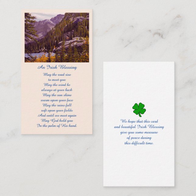 Tarjeta de recuerdo de imágenes de la celebración  (Anverso / Reverso)