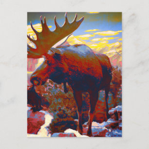 Tarjeta de recuerdo de Park City Moose