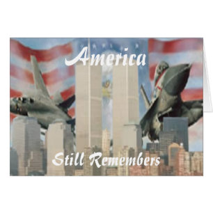 Tarjeta de recuerdo de Torres Gemelas 9/11
