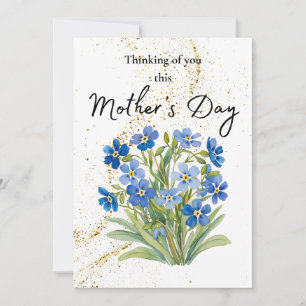 Tarjeta de recuerdo del Día de la Madre con Olvíde