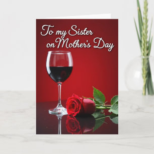Tarjeta de recuerdo del día de la madre de Ruby Ro