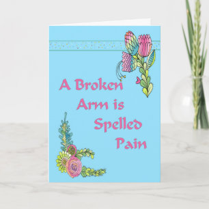 Tarjeta de Recupera para un Brazo Roto