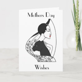 TARJETA DE RECUPERACIÓN DE DÍA DE LA MADRE ART DEC