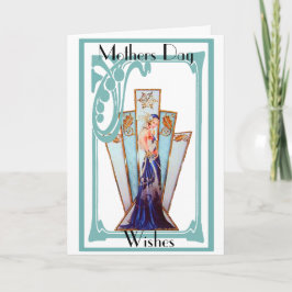 TARJETA DE RECUPERACIÓN DE DÍA DE LA MADRE ART DEC