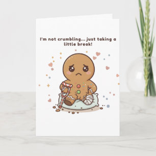 Tarjeta de recuperación de jengibre Puchi linda y 