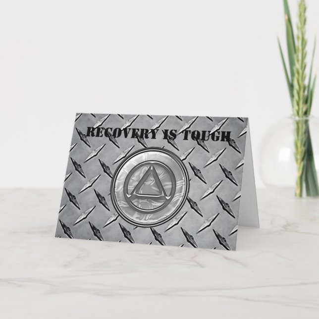 Tarjeta de recuperación de la sobriedad (Anverso)