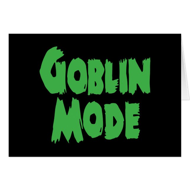 TARJETA DE RECUPERACIÓN DE MODO GOBLIN (Anverso (Horizontal))