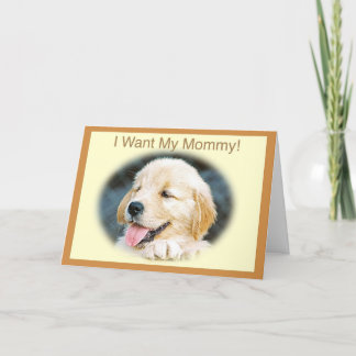Tarjeta de recuperación de oro del Día de la Madre