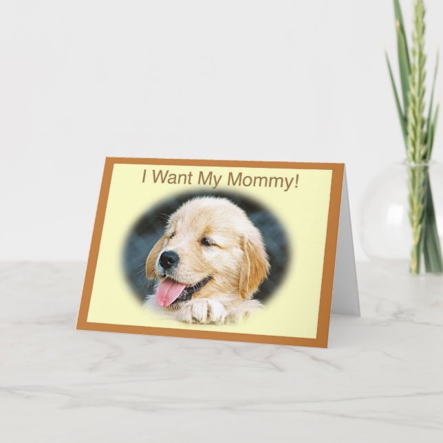 Tarjeta de recuperación de oro del Día de la Madre (Anverso)
