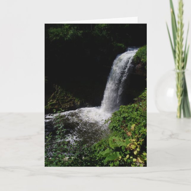 Tarjeta de recuperación "Minnehaha Falls #2" (Anverso)