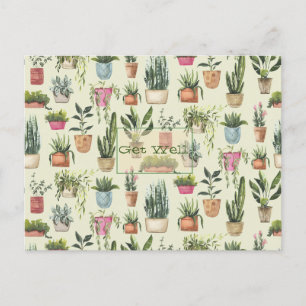 Tarjeta de recuperación para plantas en maceta