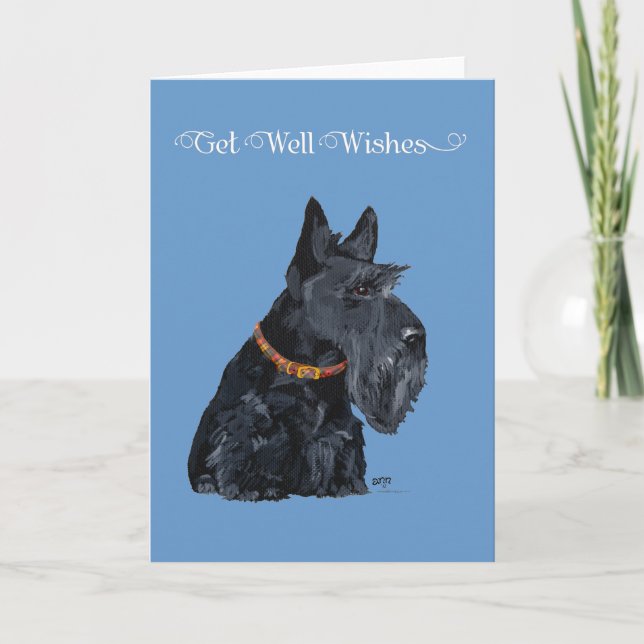 Tarjeta de Recuperación para Terrier Escocés (Anverso)