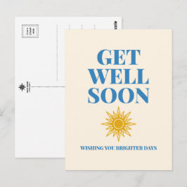 Tarjeta de Recuperación Pronta Deseándote Días Más