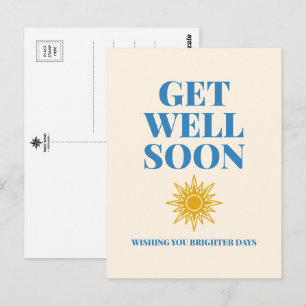 Tarjeta de Recuperación Pronta Deseándote Días Más