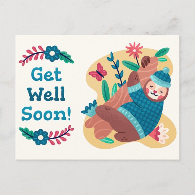 Tarjeta de recuperación pronta linda (Anverso)
