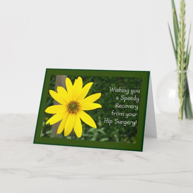 Tarjeta de recuperación rápida de cirugía de cader (Anverso)