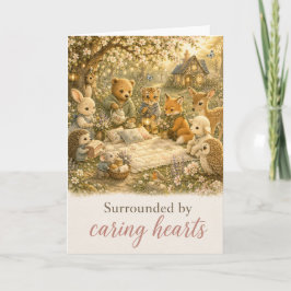 Tarjeta de Recuperación Rrodeada de Corazones Cuid