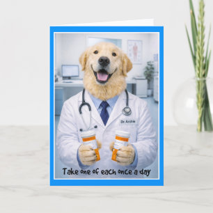 Tarjeta de recuperación tomando pastillas PA-1