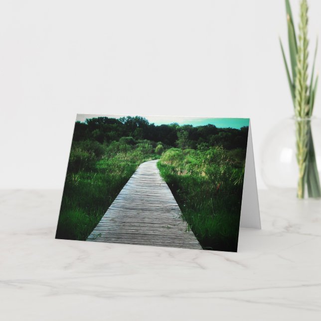 Tarjeta de recuperación "Whitetail Woods Walkway" (Anverso)
