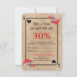 Tarjeta de reenvío Loco para hongos