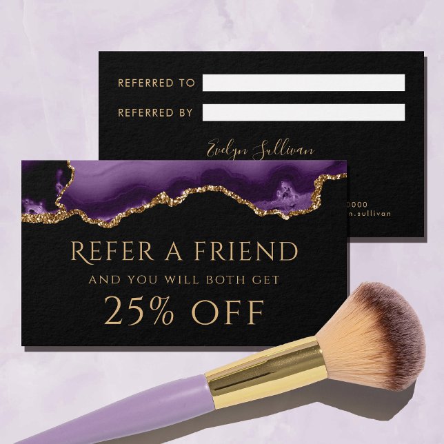 tarjeta de referencia de agate púrpura (Subido por el creador)