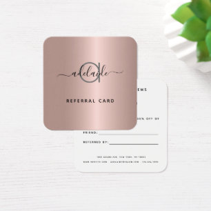 Tarjeta de referencia de artista de maquillaje est