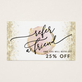 tarjeta de referencia de diseño de círculo rosa